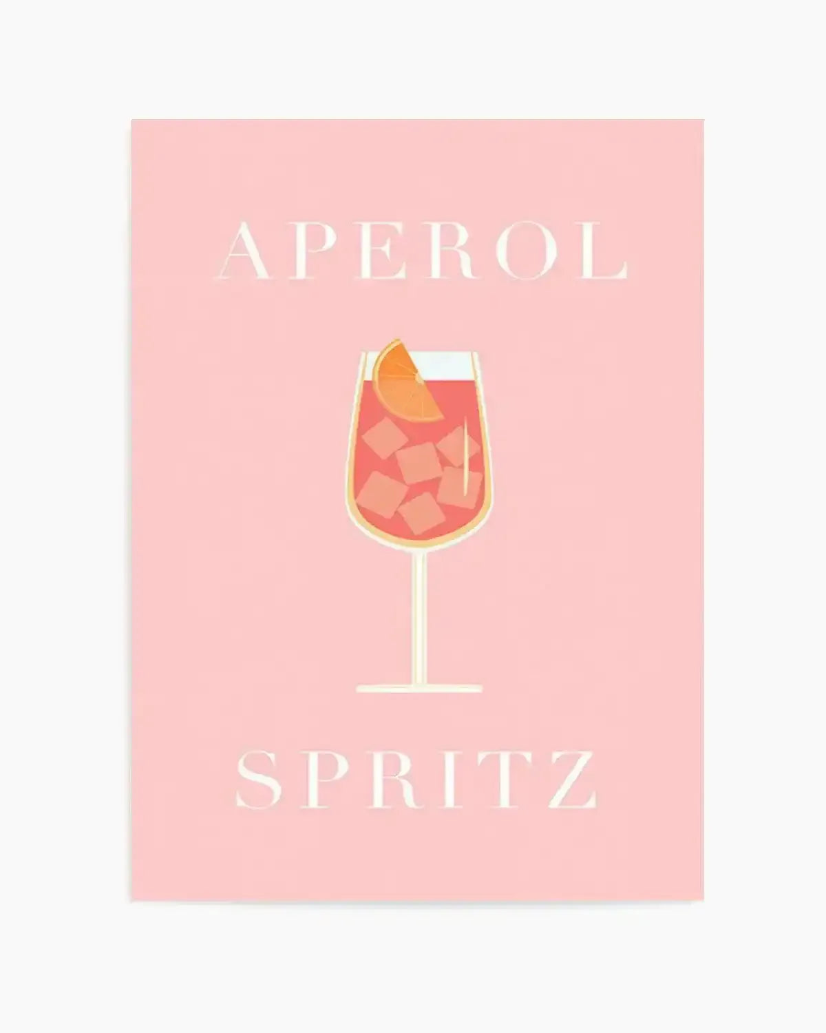 Aperol Spritz Art Print from Olive et Oriel where you can shop wallpaper and artworks online