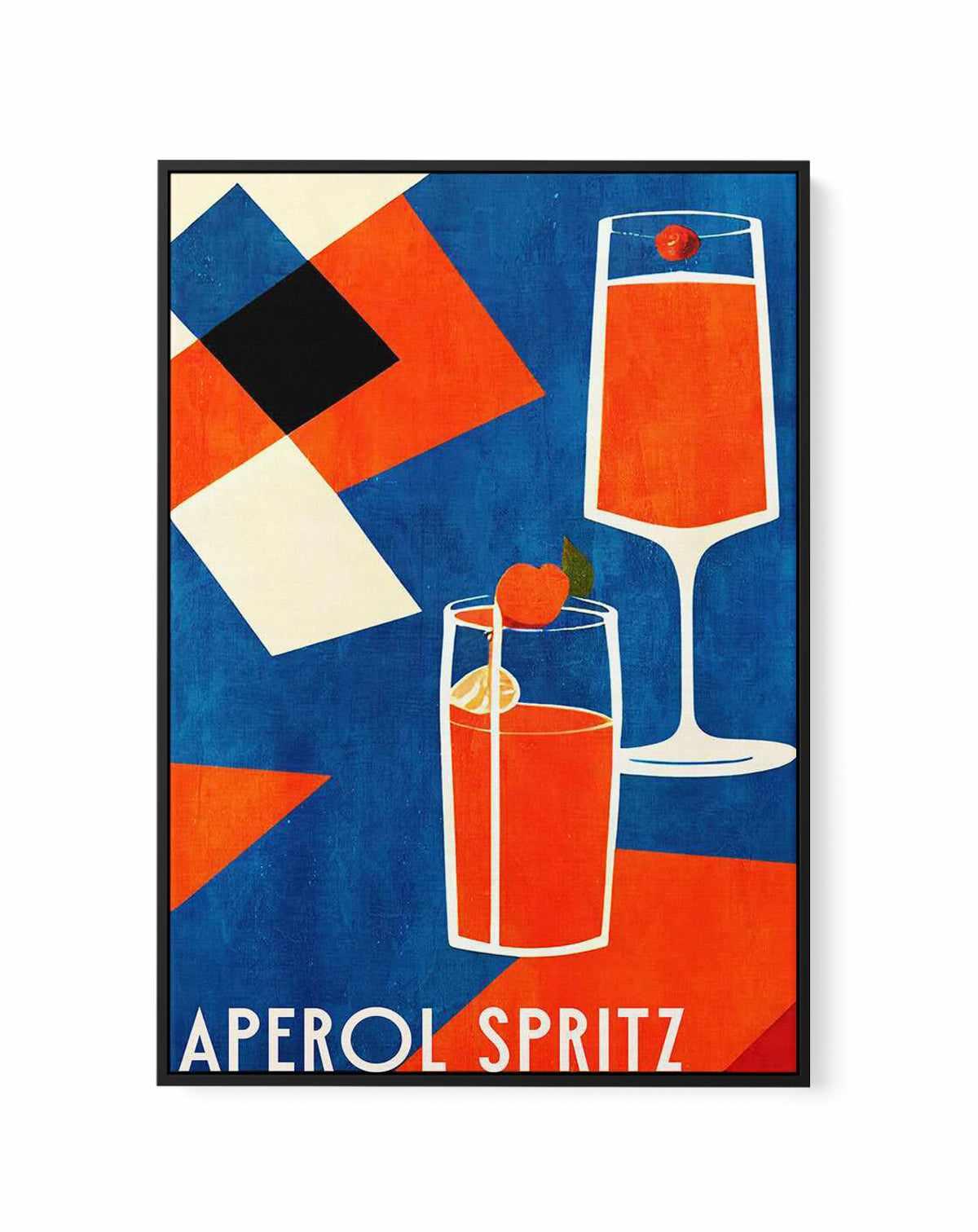 Aperol Spritz By Bo Anderson | Framed Canvas Art Print
