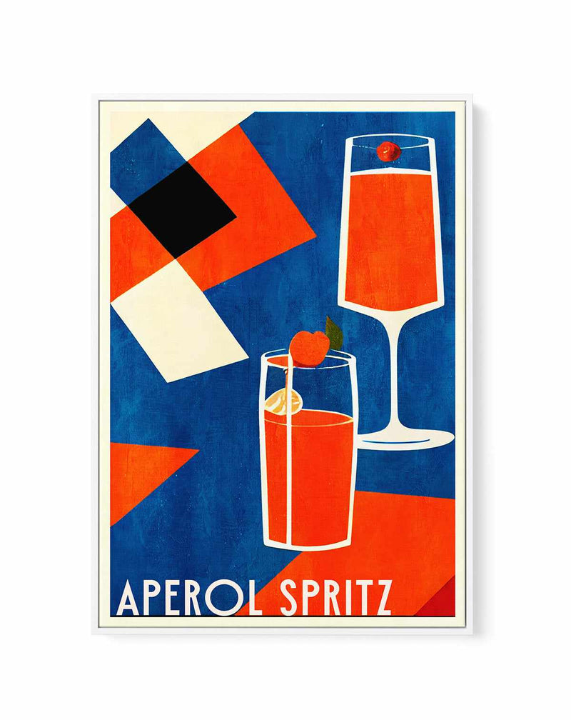 Aperol Spritz By Bo Anderson | Framed Canvas Art Print