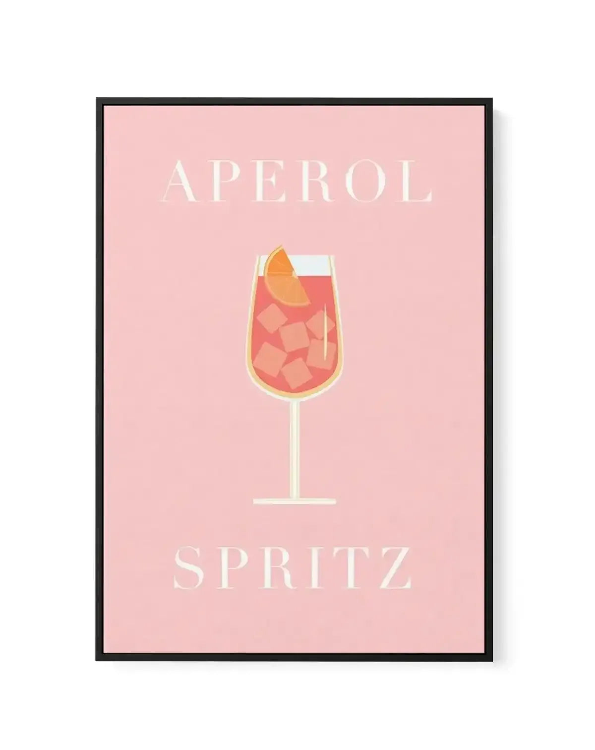 Aperol Spritz | Framed Canvas-CANVAS-You can shop wall art online with Olive et Oriel for everything from abstract art to fun kids wall art. Our beautiful modern art prints and canvas art are available from large canvas prints to wall art paintings and our proudly Australian artwork collection offers only the highest quality framed large wall art and canvas art Australia - You can buy fashion photography prints or Hampton print posters and paintings on canvas from Olive et Oriel and have them de