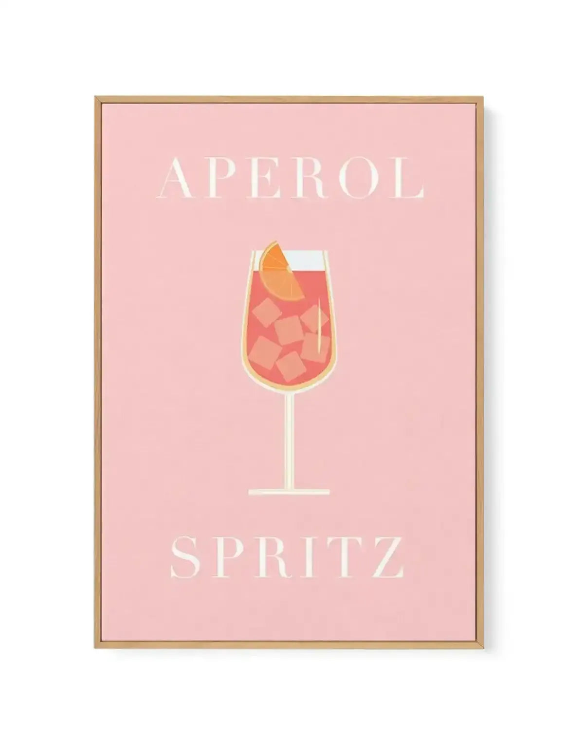 Aperol Spritz | Framed Canvas-CANVAS-You can shop wall art online with Olive et Oriel for everything from abstract art to fun kids wall art. Our beautiful modern art prints and canvas art are available from large canvas prints to wall art paintings and our proudly Australian artwork collection offers only the highest quality framed large wall art and canvas art Australia - You can buy fashion photography prints or Hampton print posters and paintings on canvas from Olive et Oriel and have them de