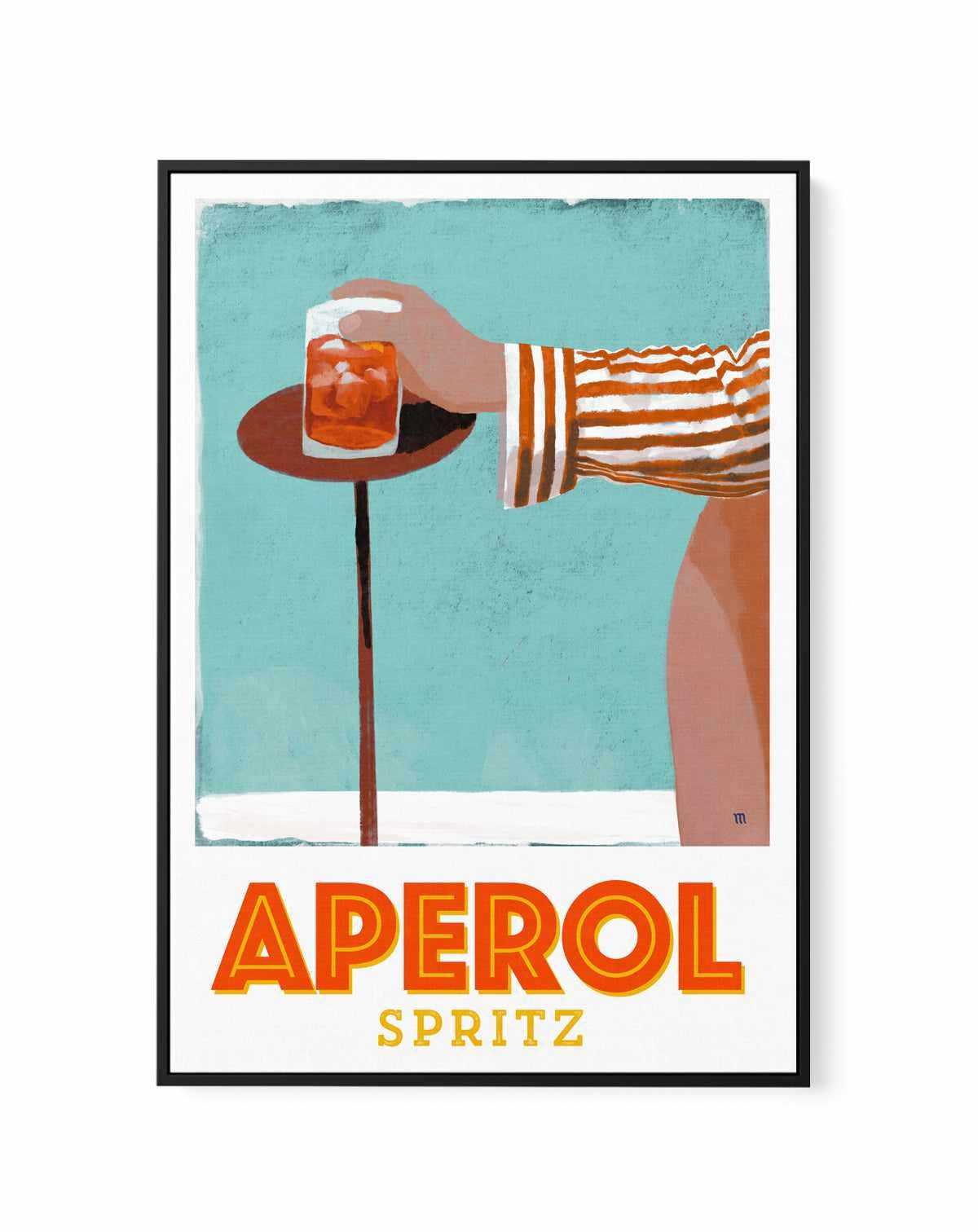 Aperol Spritz by Marco Marella | Framed Canvas Art Print from Olive et Oriel where you can shop wallpaper and artworks online