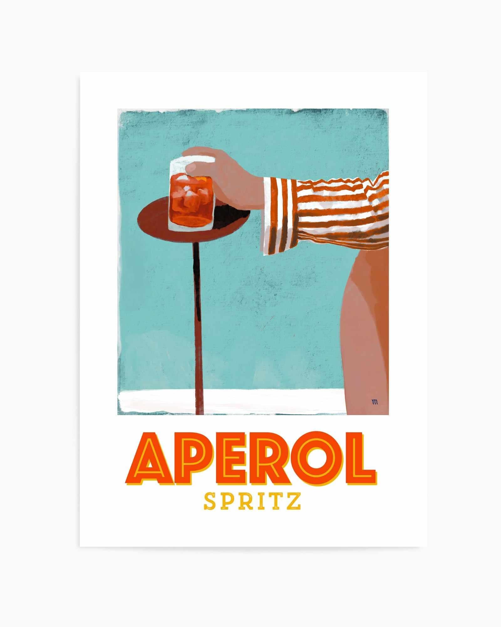 Aperol Spritz by Marco Marella | Art Print from Olive et Oriel where you can shop wallpaper and artworks online