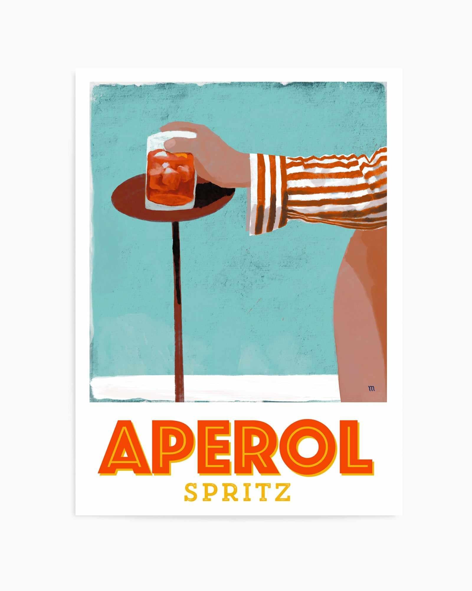 Aperol Spritz by Marco Marella | Art Print from Olive et Oriel where you can shop wallpaper and artworks online