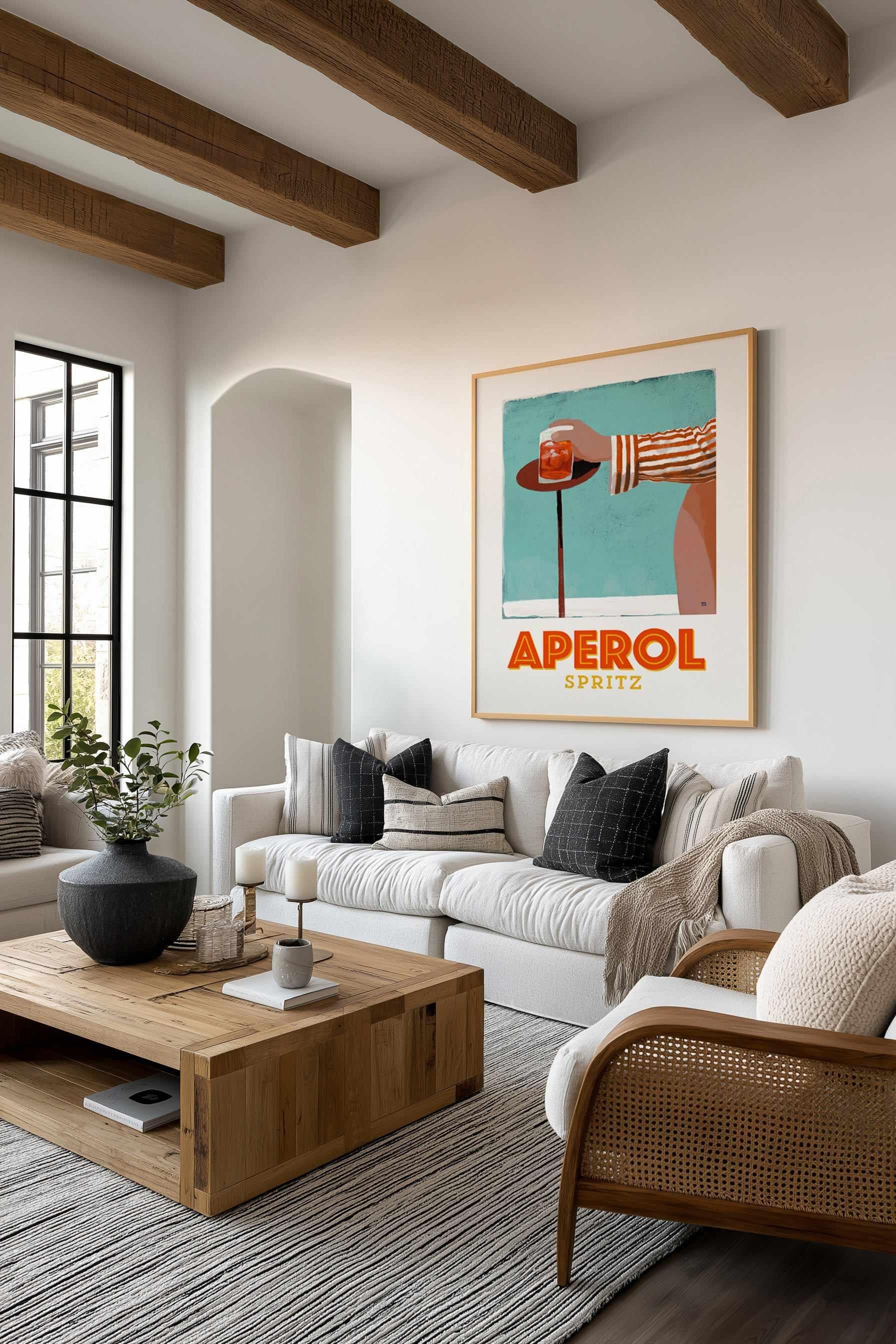 Aperol Spritz by Marco Marella | Art Print from Olive et Oriel where you can shop wallpaper and artworks online