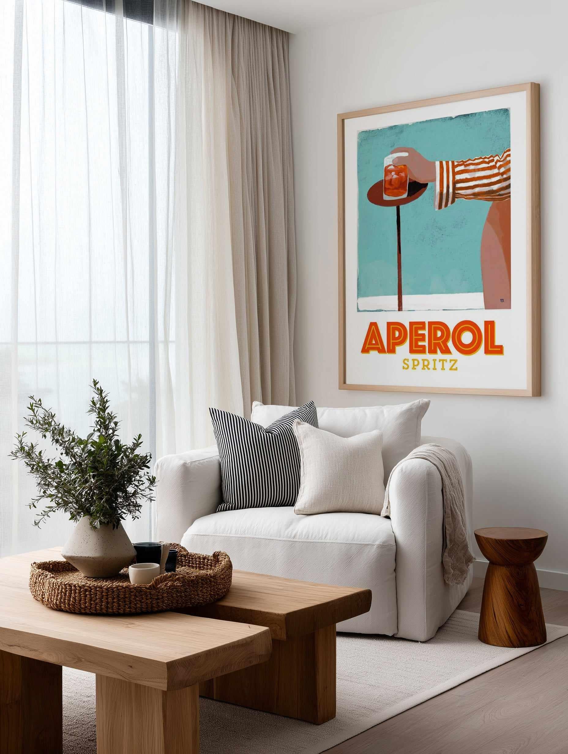 Aperol Spritz by Marco Marella | Art Print from Olive et Oriel where you can shop wallpaper and artworks online