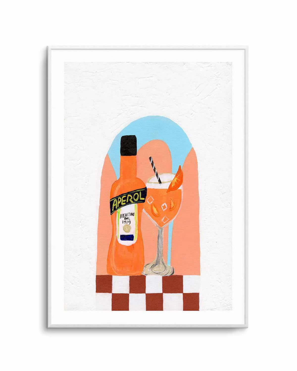 Aperol by Britney Turner Art Print from Olive et Oriel where you can shop wallpaper and artworks online