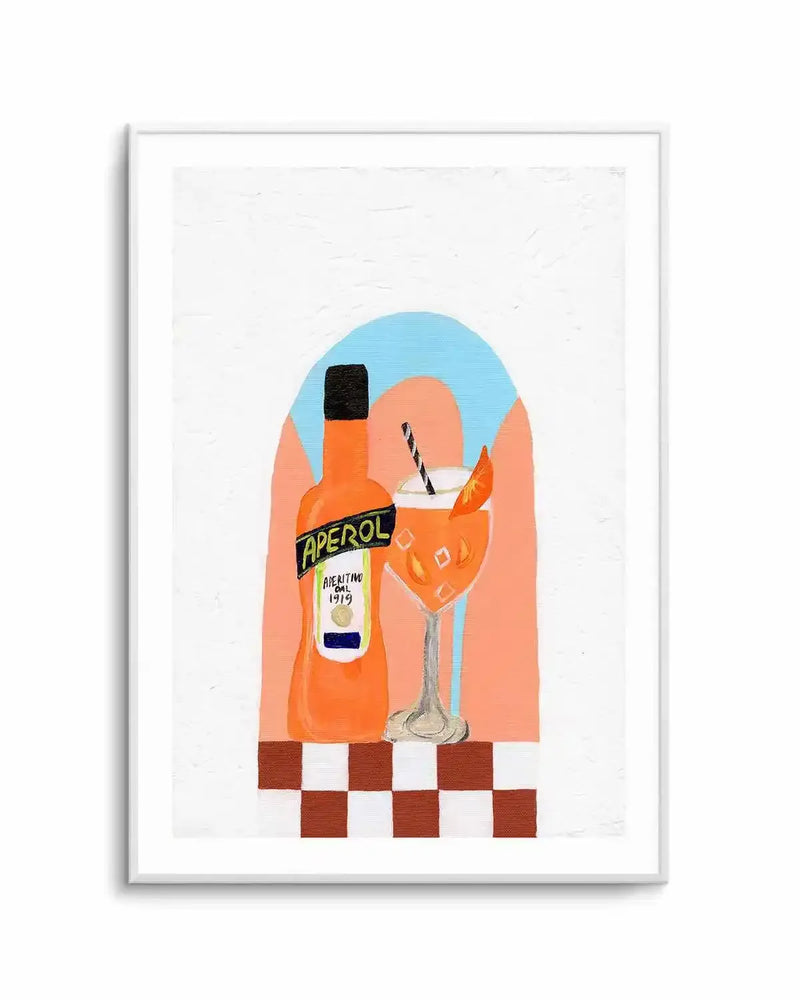 Aperol by Britney Turner Art Print from Olive et Oriel where you can shop wallpaper and artworks online
