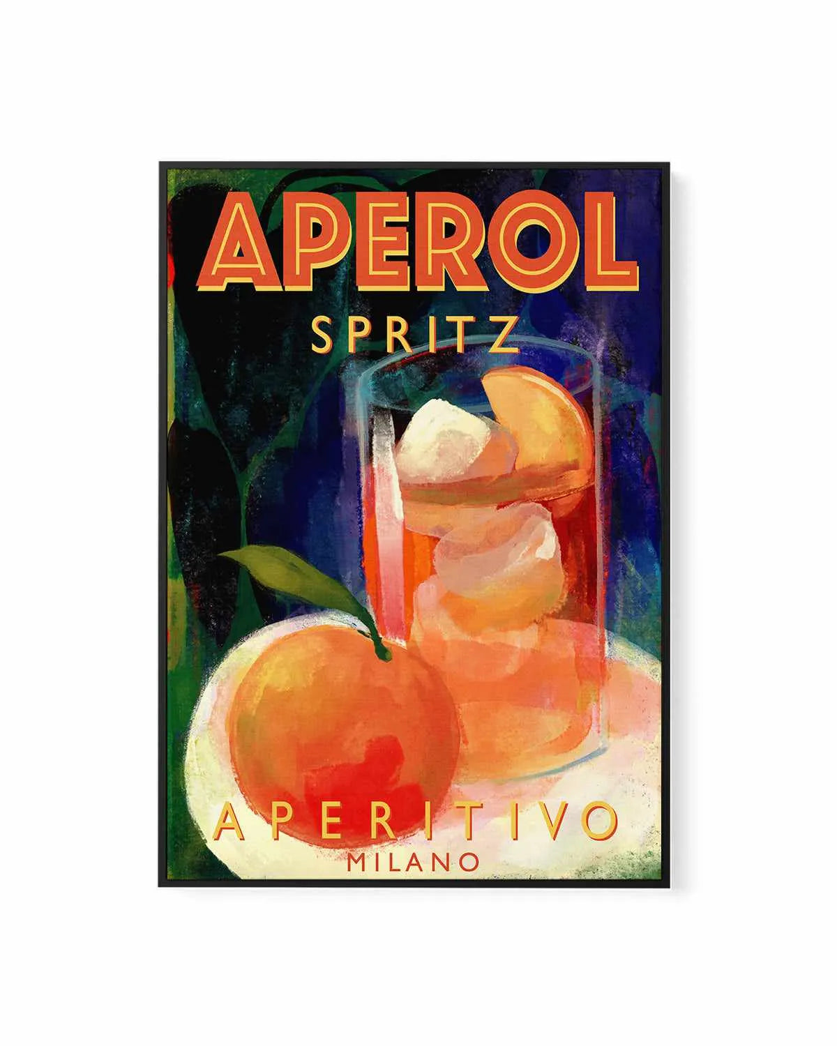 Aperol Spritz Aperitivo Milano by Marco Marella | Framed Canvas Art Print from Olive et Oriel where you can shop wallpaper and artworks online