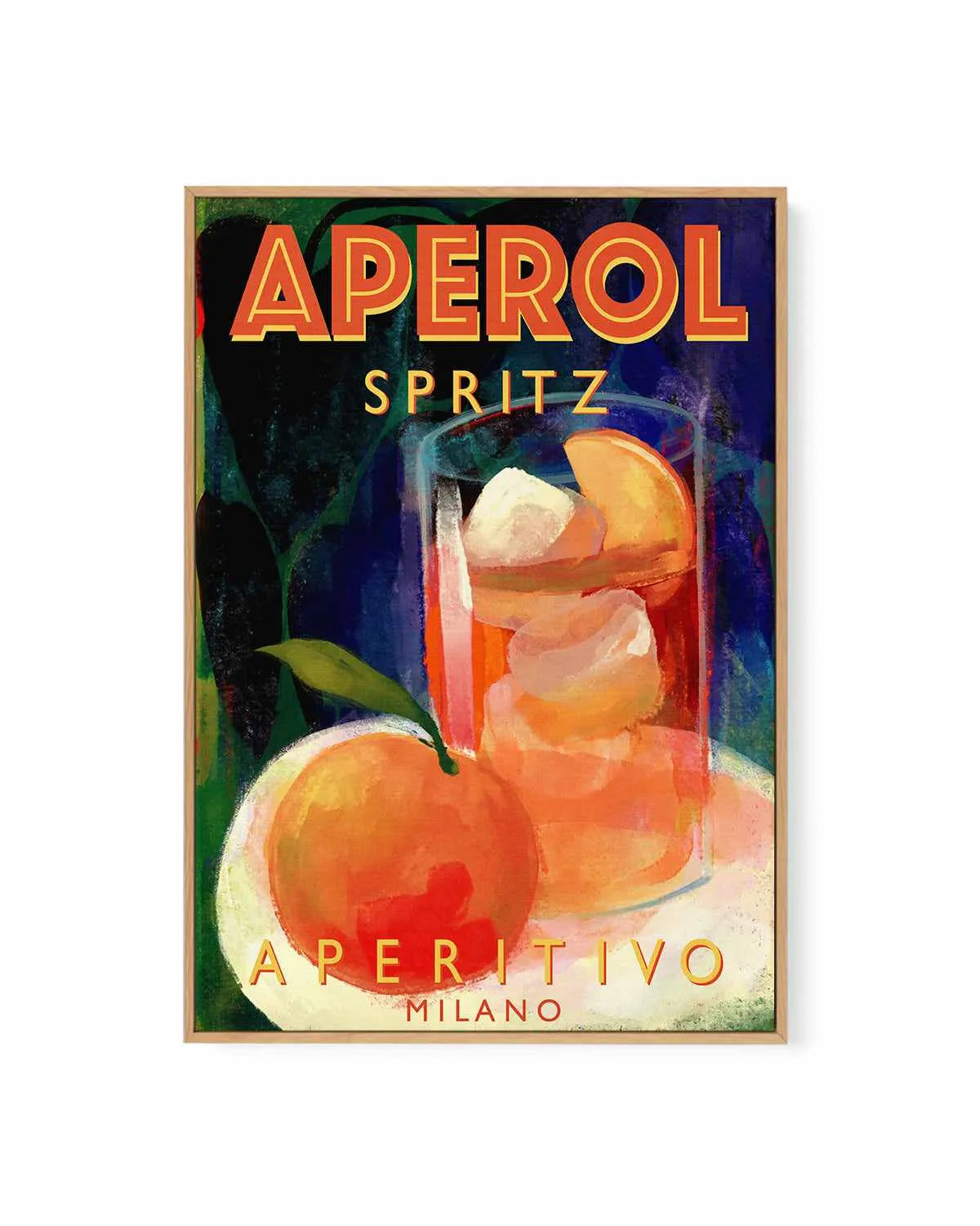 Aperol Spritz Aperitivo Milano by Marco Marella | Framed Canvas Art Print from Olive et Oriel where you can shop wallpaper and artworks online