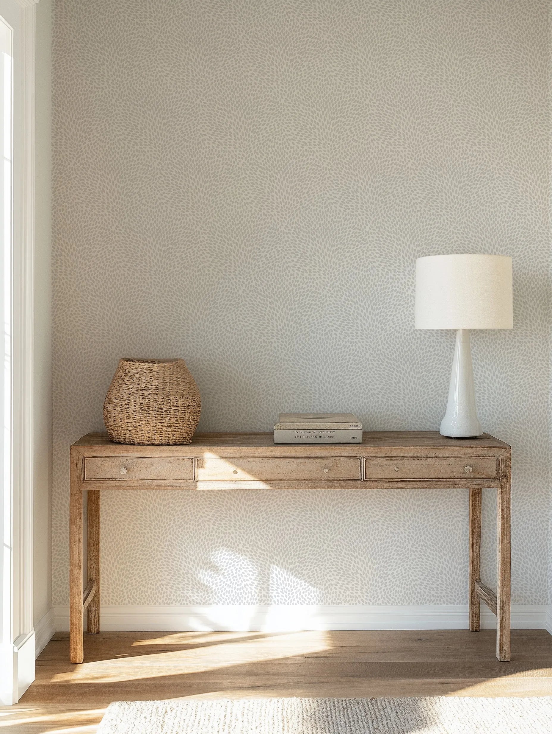 Aperol in Grey Wallpaper from Olive et Oriel where you can shop wallpaper and artworks online