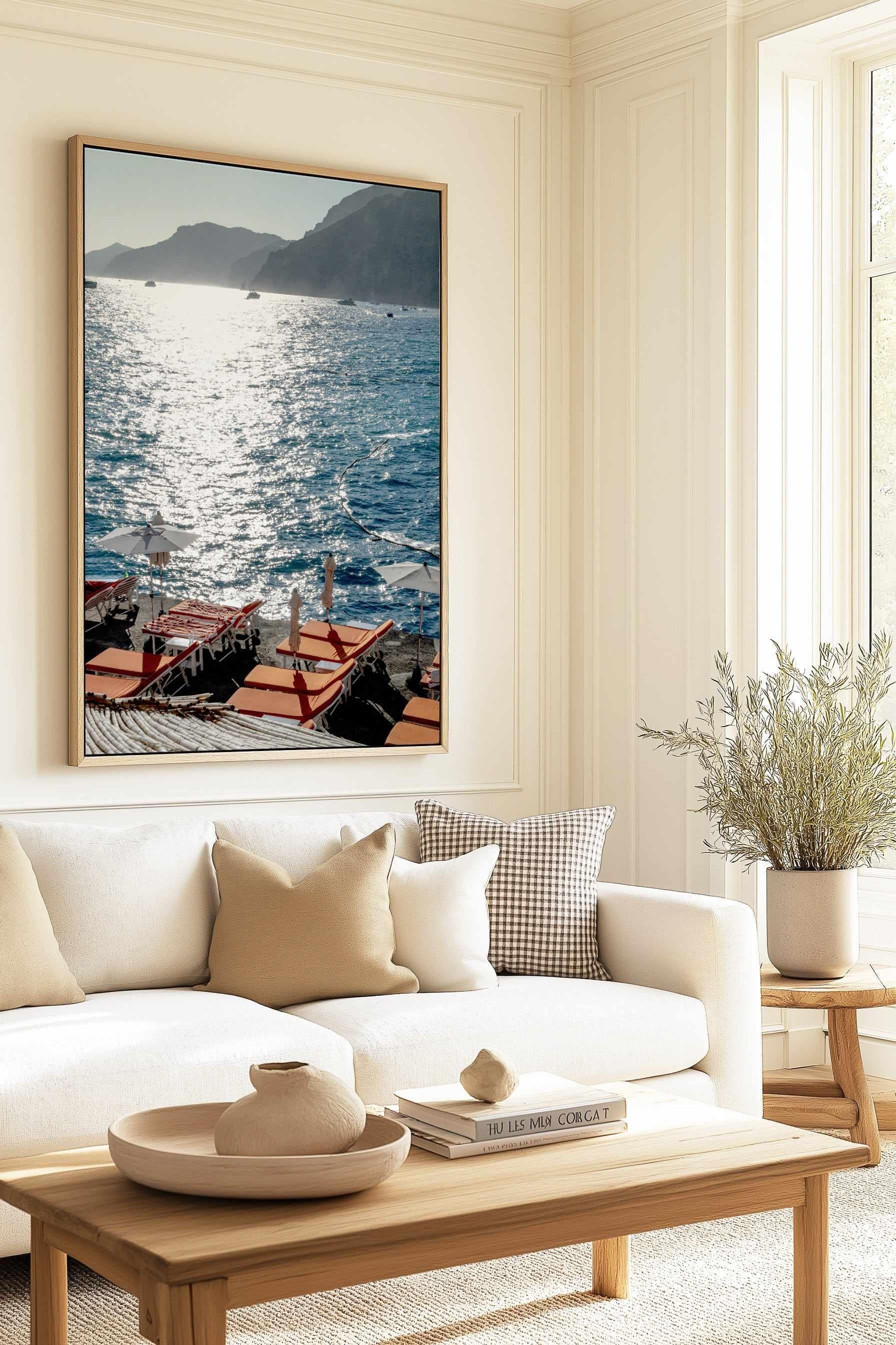 Apertivo Time by Teigan Geercke | Framed Canvas Art Print from Olive et Oriel where you can shop wallpaper and artworks online