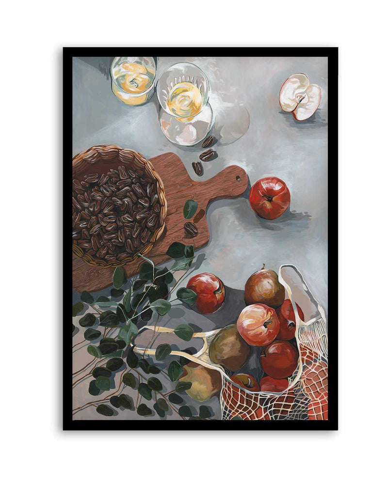 Apples and Walnuts by Cat Gerke | Art Print