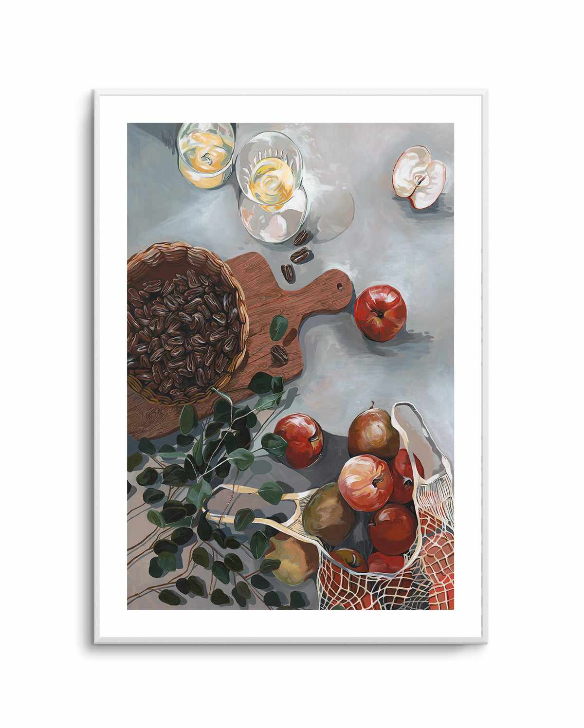 Apples and Walnuts by Cat Gerke | Art Print