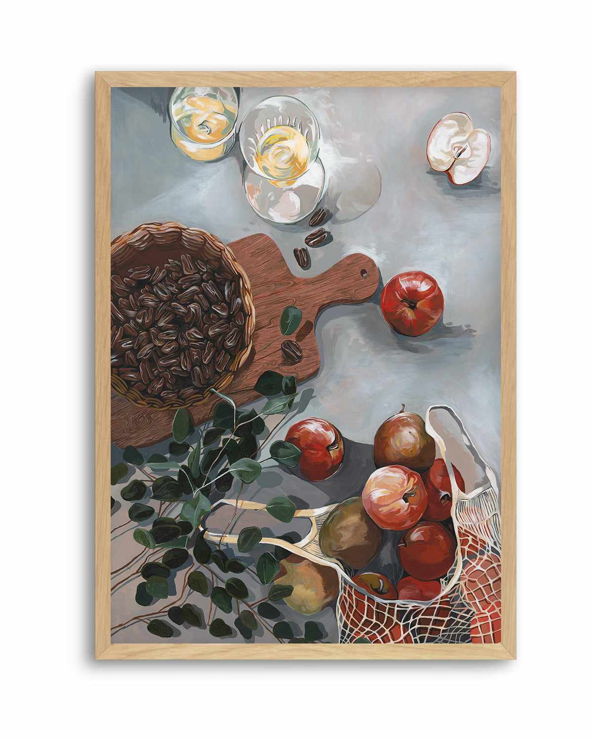 Apples and Walnuts by Cat Gerke | Art Print