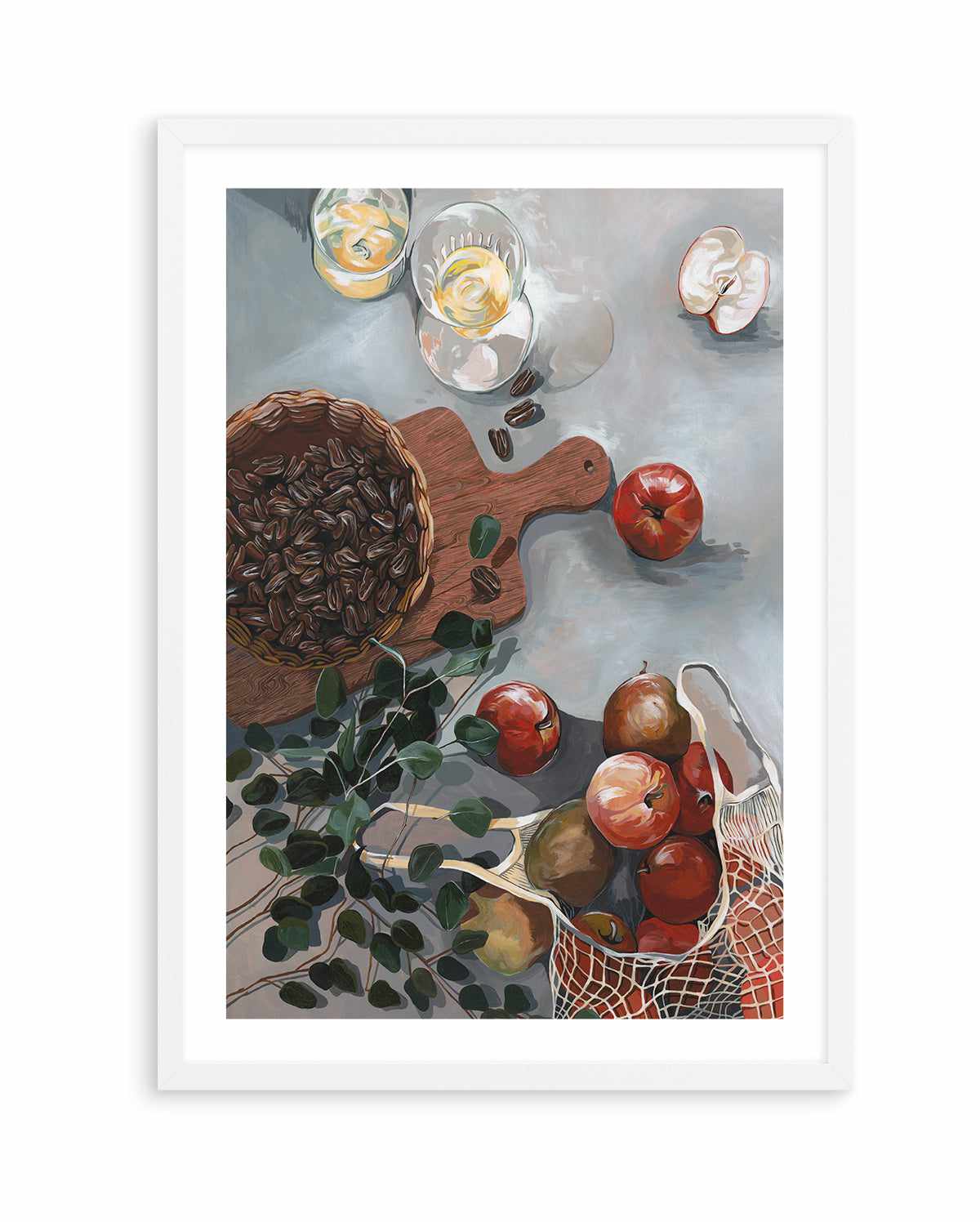 Apples and Walnuts by Cat Gerke | Art Print