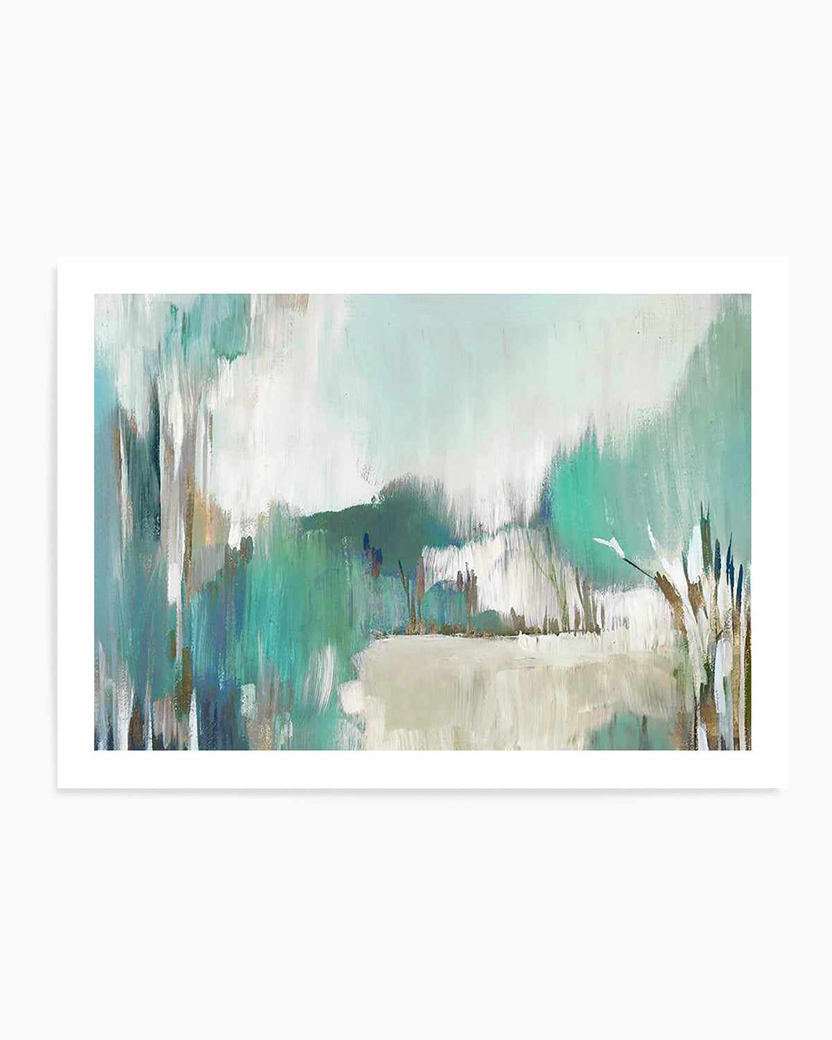 Approaching Art Print