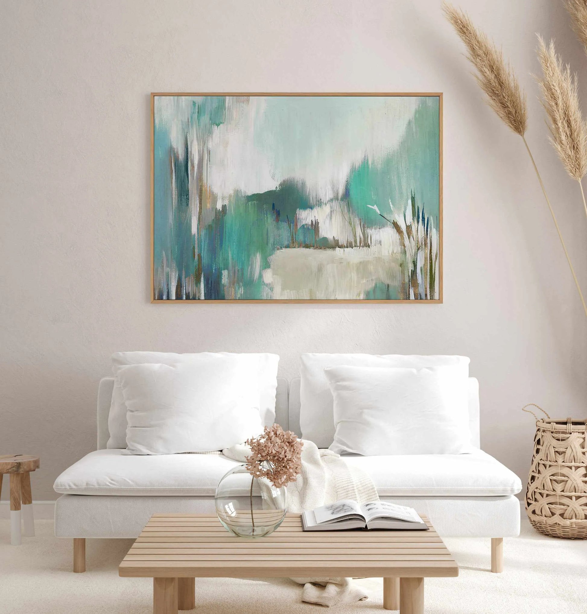 Approaching | Framed Canvas Art Print from Olive et Oriel where you can shop wallpaper and artworks online
