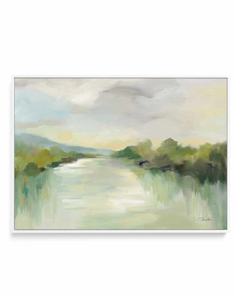 April River | Framed Canvas Art Print
