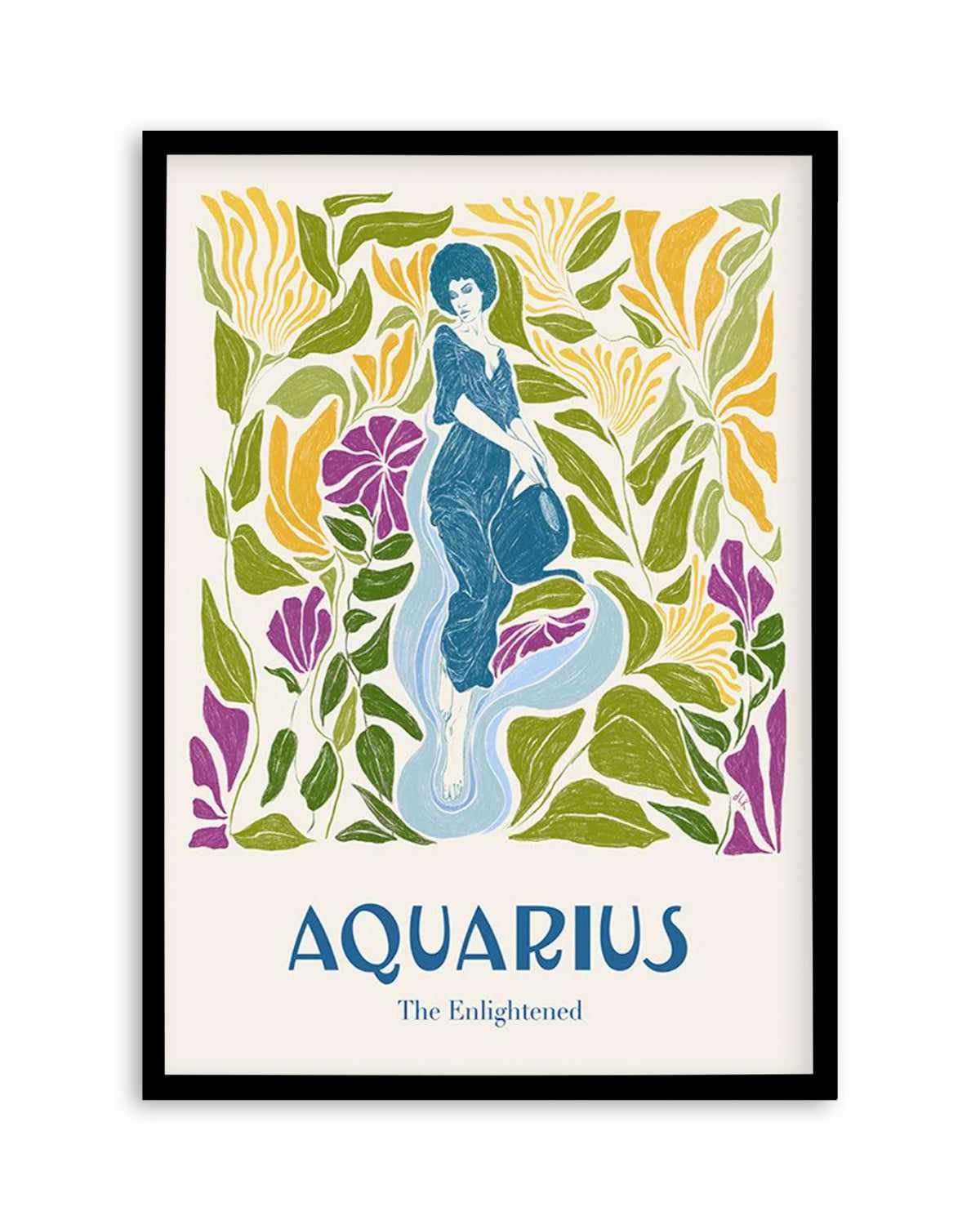 Aquarius By Jenny Liz Rome Art Print