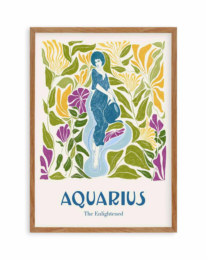 Aquarius By Jenny Liz Rome Art Print