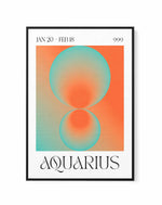 Aquarius by Valeria Castillo | Framed Canvas Art Print