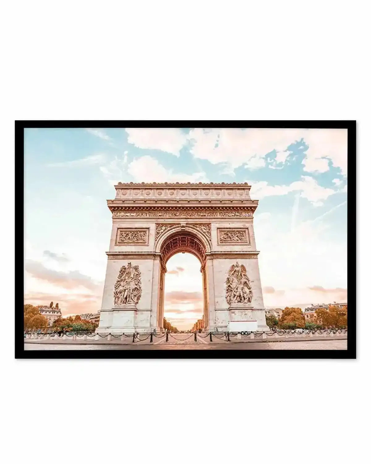 Arc De Triomphe, Champs-Elysees | Paris Art Print from Olive et Oriel where you can shop wallpaper and artworks online
