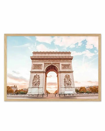 Arc De Triomphe, Champs-Elysees | Paris Art Print from Olive et Oriel where you can shop wallpaper and artworks online