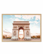 Arc De Triomphe, Champs-Elysees | Paris Art Print