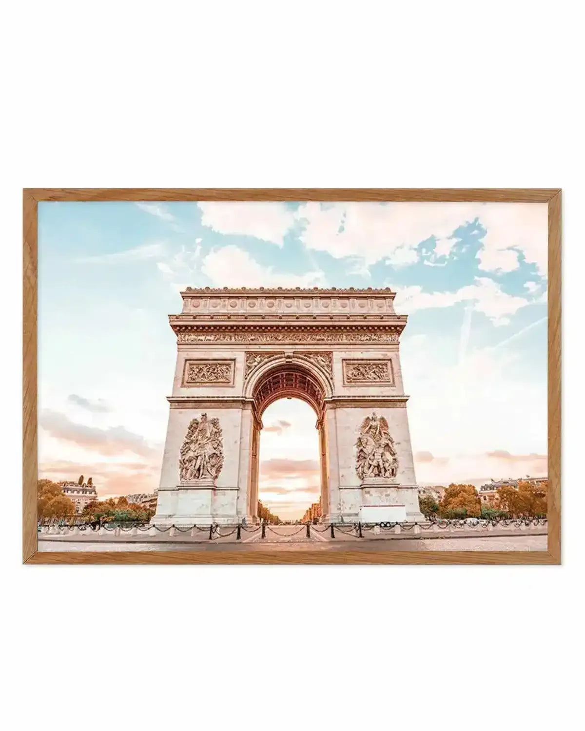 Arc De Triomphe, Champs-Elysees | Paris Art Print from Olive et Oriel where you can shop wallpaper and artworks online