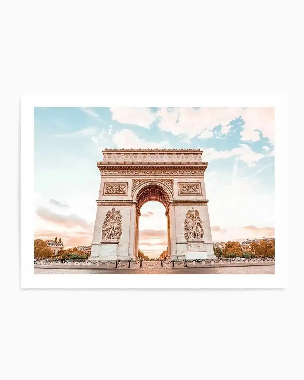 Arc De Triomphe, Champs-Elysees | Paris Art Print from Olive et Oriel where you can shop wallpaper and artworks online