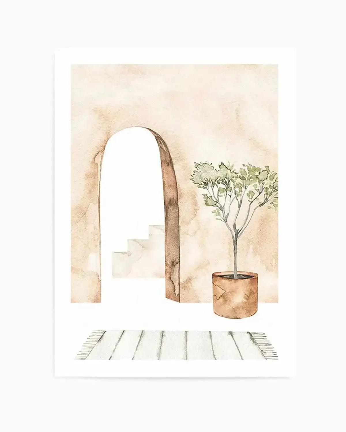Arched Home Art Print from Olive et Oriel where you can shop wallpaper and artworks online