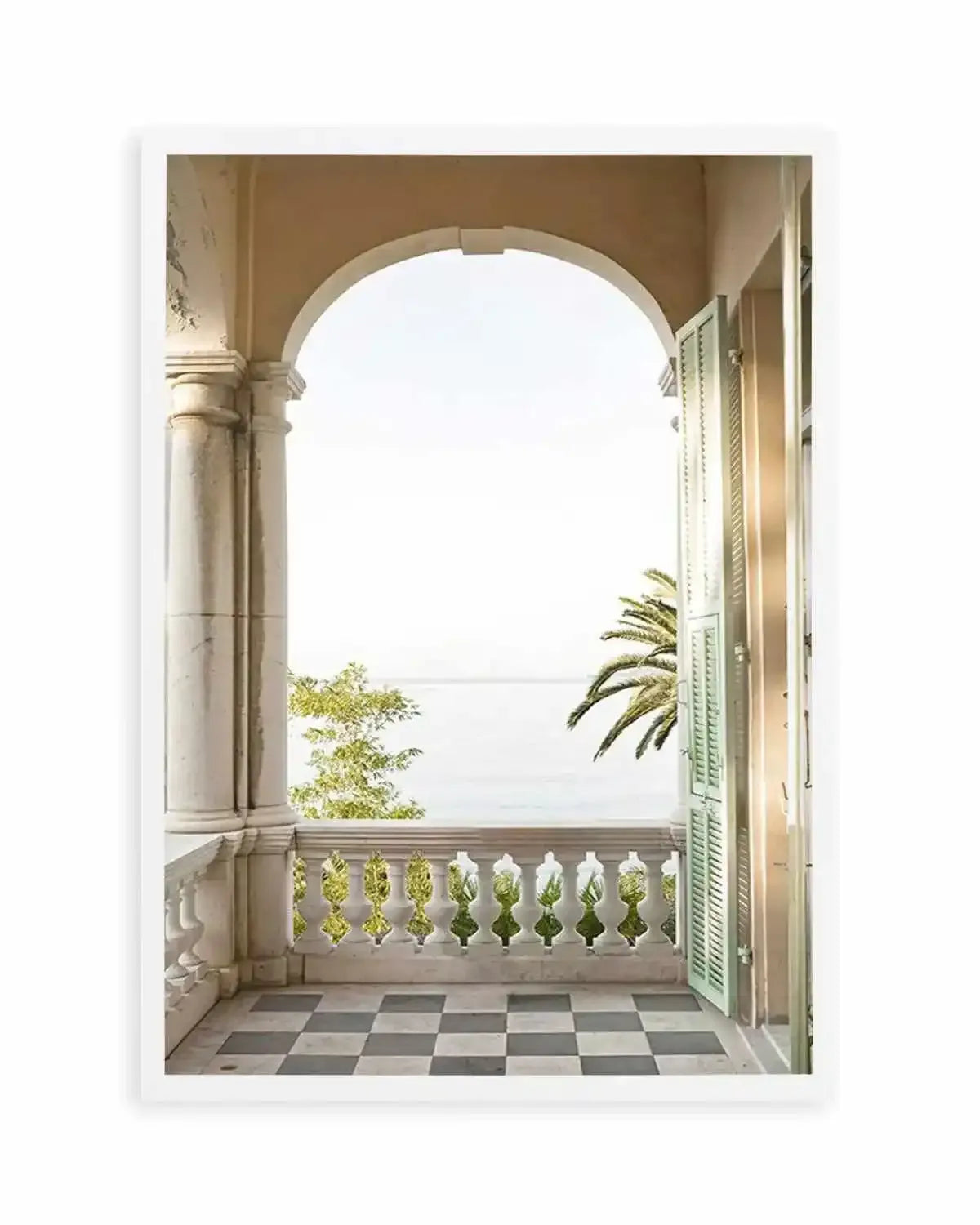 Arched View Art Print from Olive et Oriel where you can shop wallpaper and artworks online