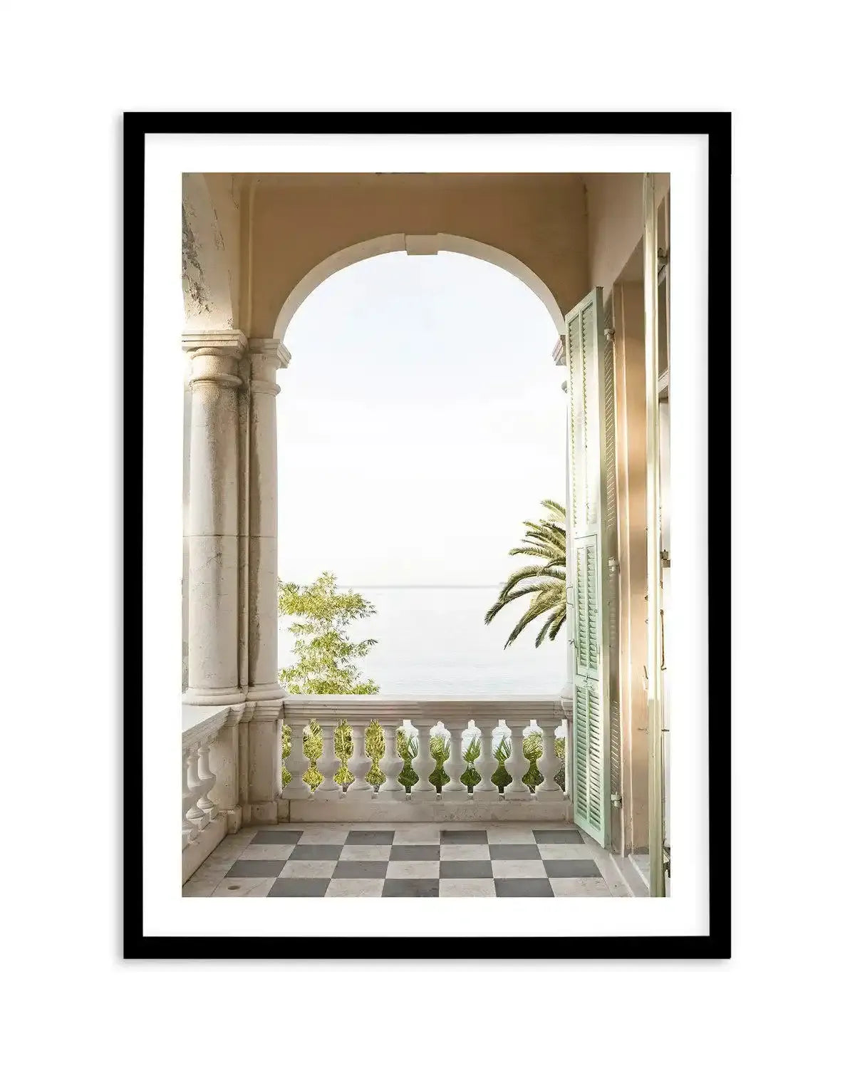 Arched View Art Print-PRINT-Olive et Oriel-Olive et Oriel-A4 | 8.3" x 11.7" | 21 x 29.7cm-Black-With White Border-Buy-Australian-Art-Prints-Online-with-Olive-et-Oriel-Your-Artwork-Specialists-Austrailia-Decorate-With-Coastal-Photo-Wall-Art-Prints-From-Our-Beach-House-Artwork-Collection-Fine-Poster-and-Framed-Artwork