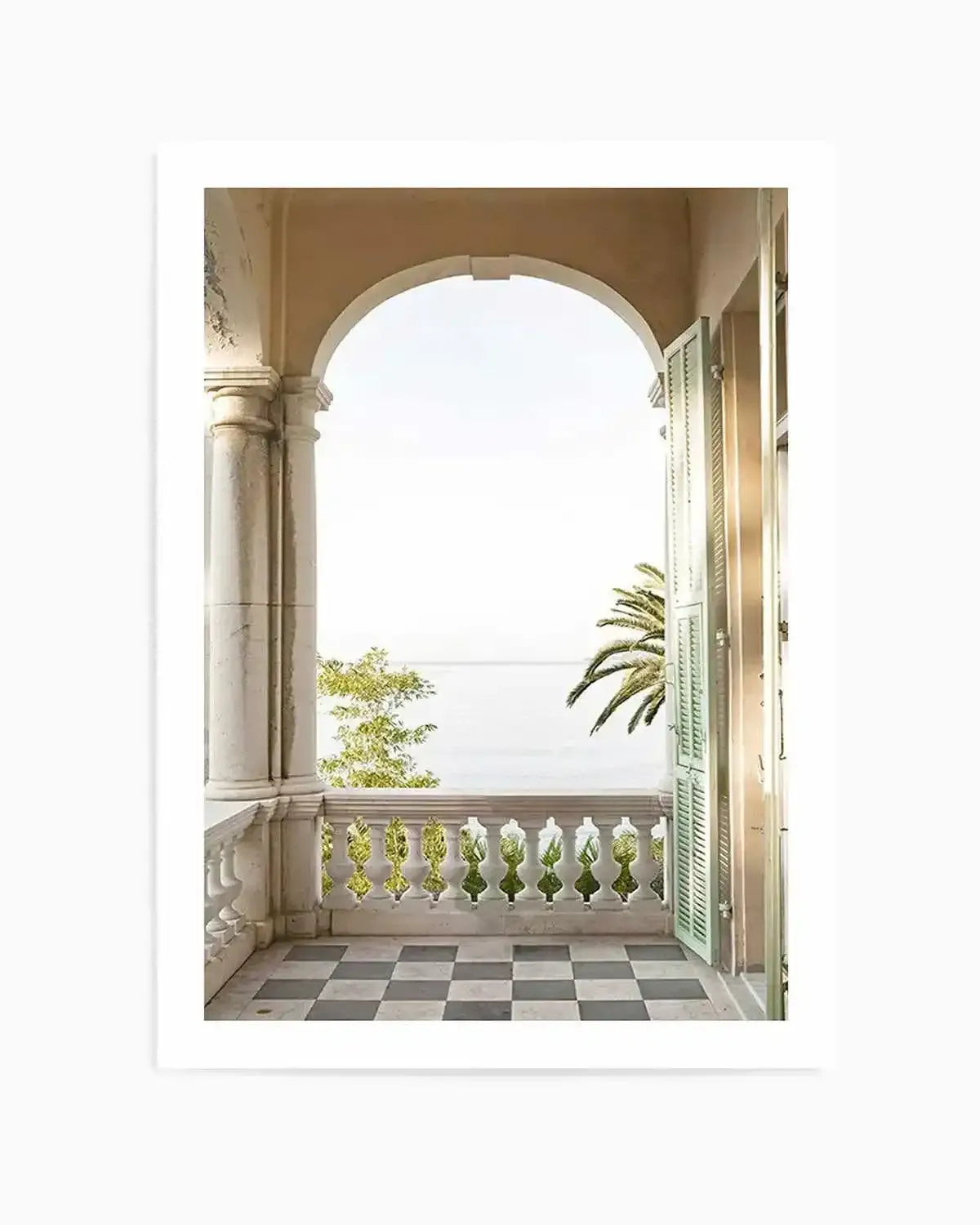 Arched View Art Print from Olive et Oriel where you can shop wallpaper and artworks online