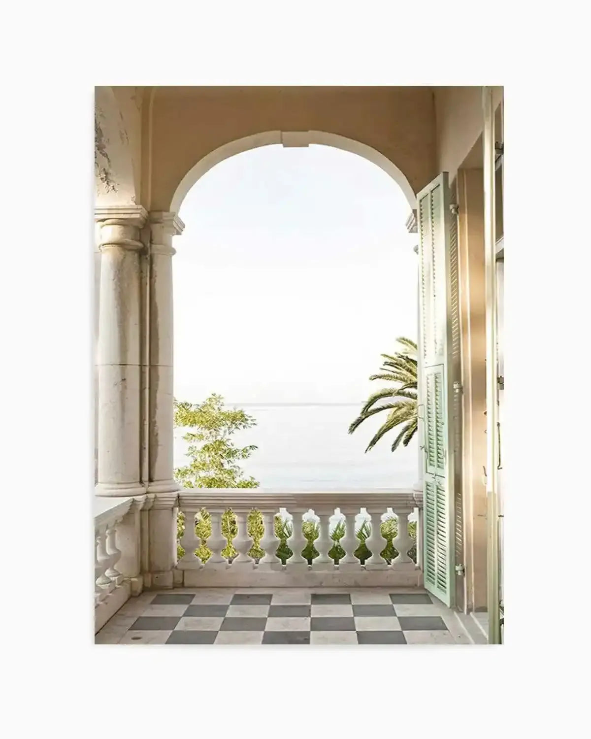 Arched View Art Print from Olive et Oriel where you can shop wallpaper and artworks online
