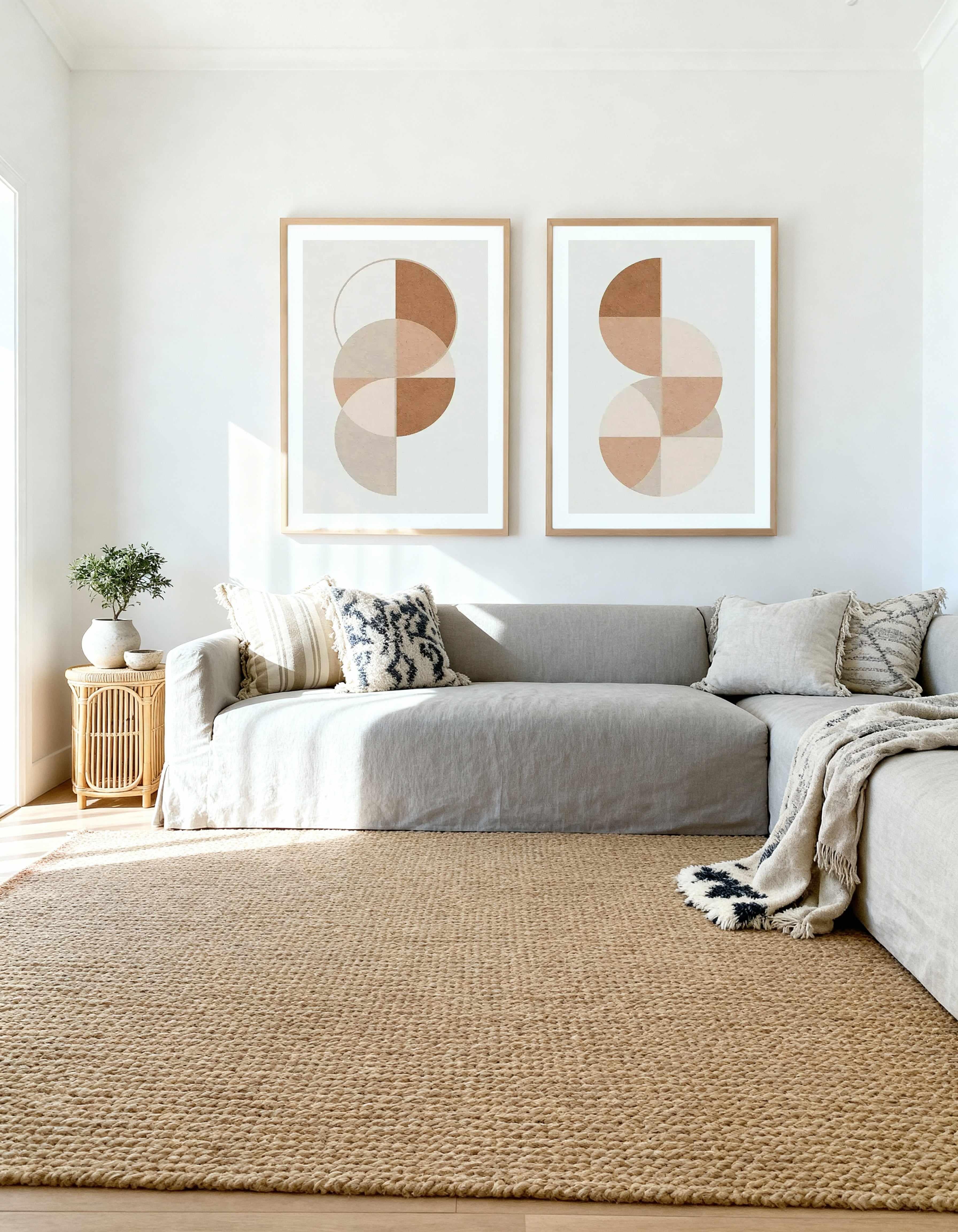 Arches in Sand I & II Art Print Set of 2 | Matching Wall Art from Olive et Oriel where you can shop wallpaper and artworks online