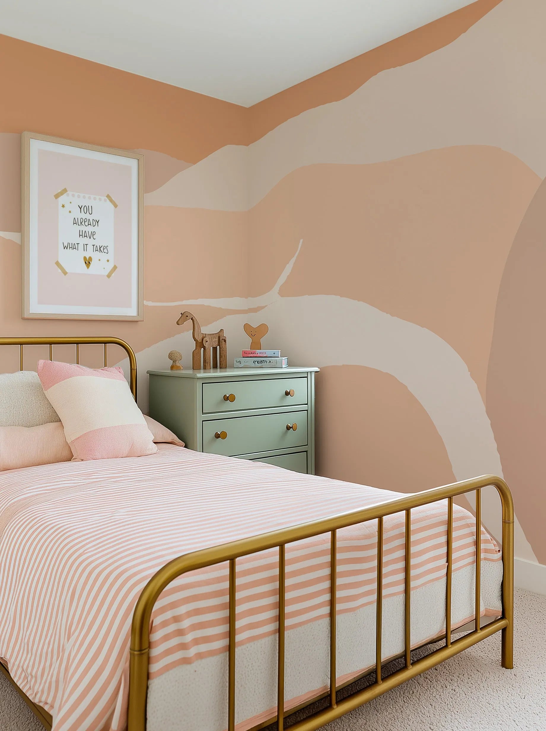Archie's Desert Wallpaper Mural from Olive et Oriel where you can shop wallpaper and artworks online