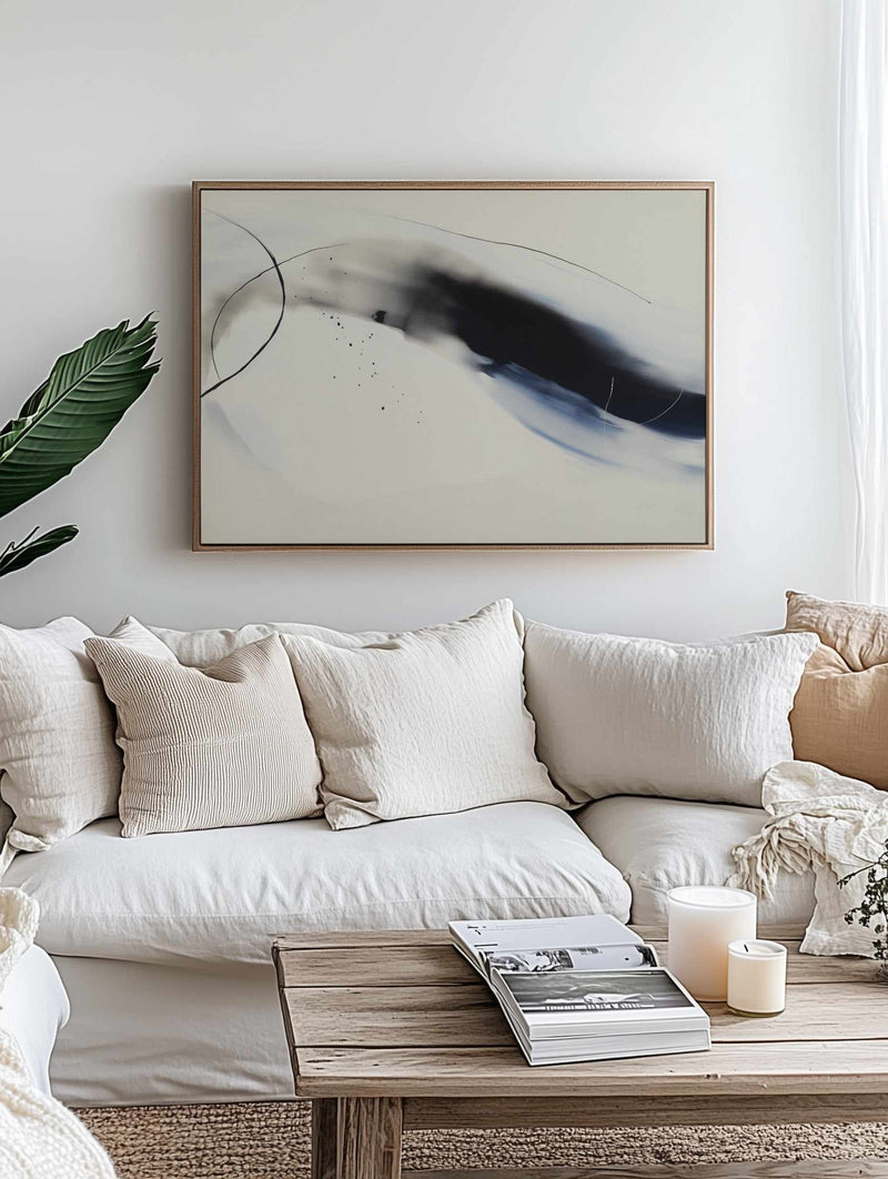 Arctic Breeze | Framed Canvas Art Print from Olive et Oriel where you can shop wallpaper and artworks online