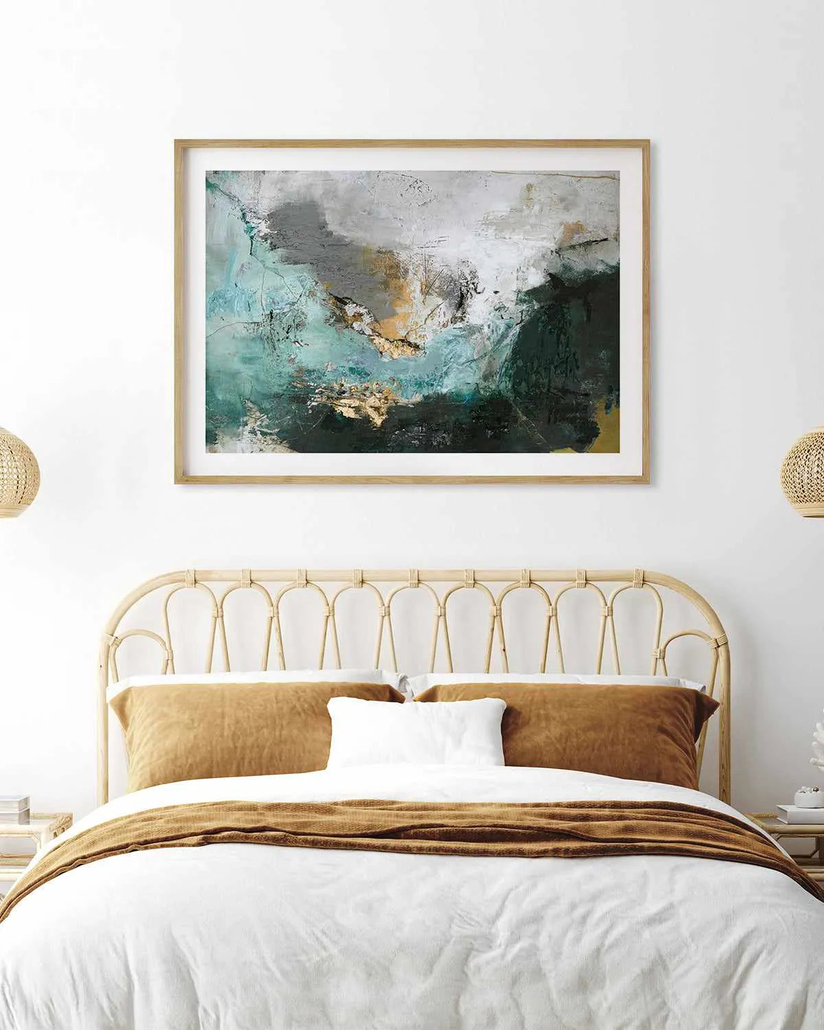 Arctic Green by Design Fabrikken Art Print from Olive et Oriel where you can shop wallpaper and artworks online