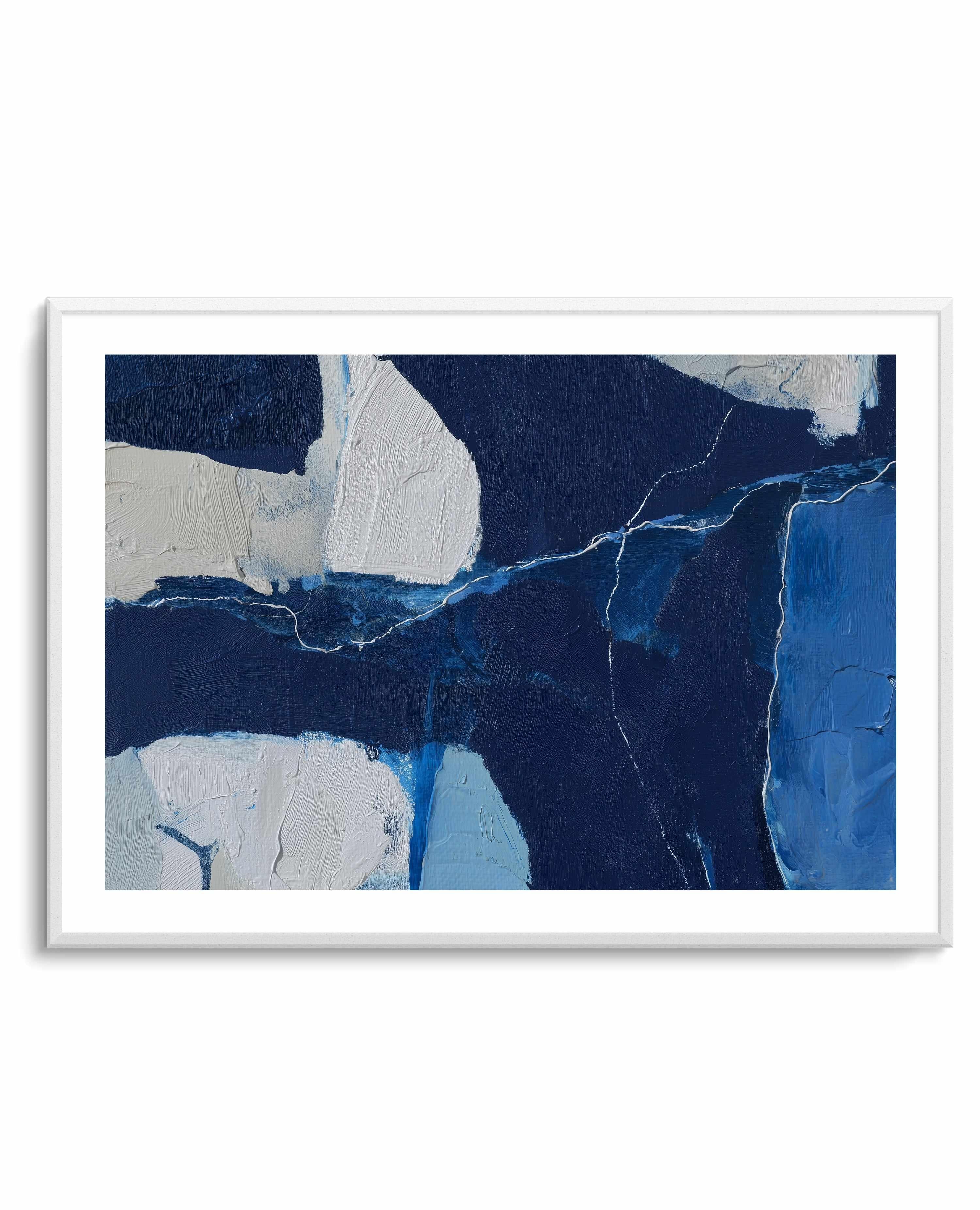 Arctic Navy Study I | Art Print from Olive et Oriel where you can shop wallpaper and artworks online