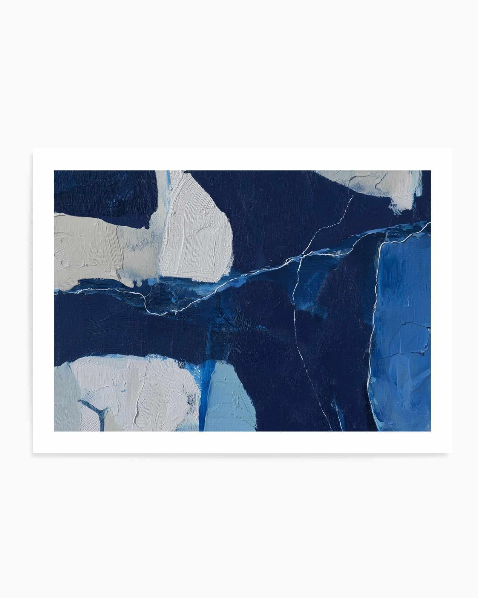 Arctic Navy Study I | Art Print from Olive et Oriel where you can shop wallpaper and artworks online