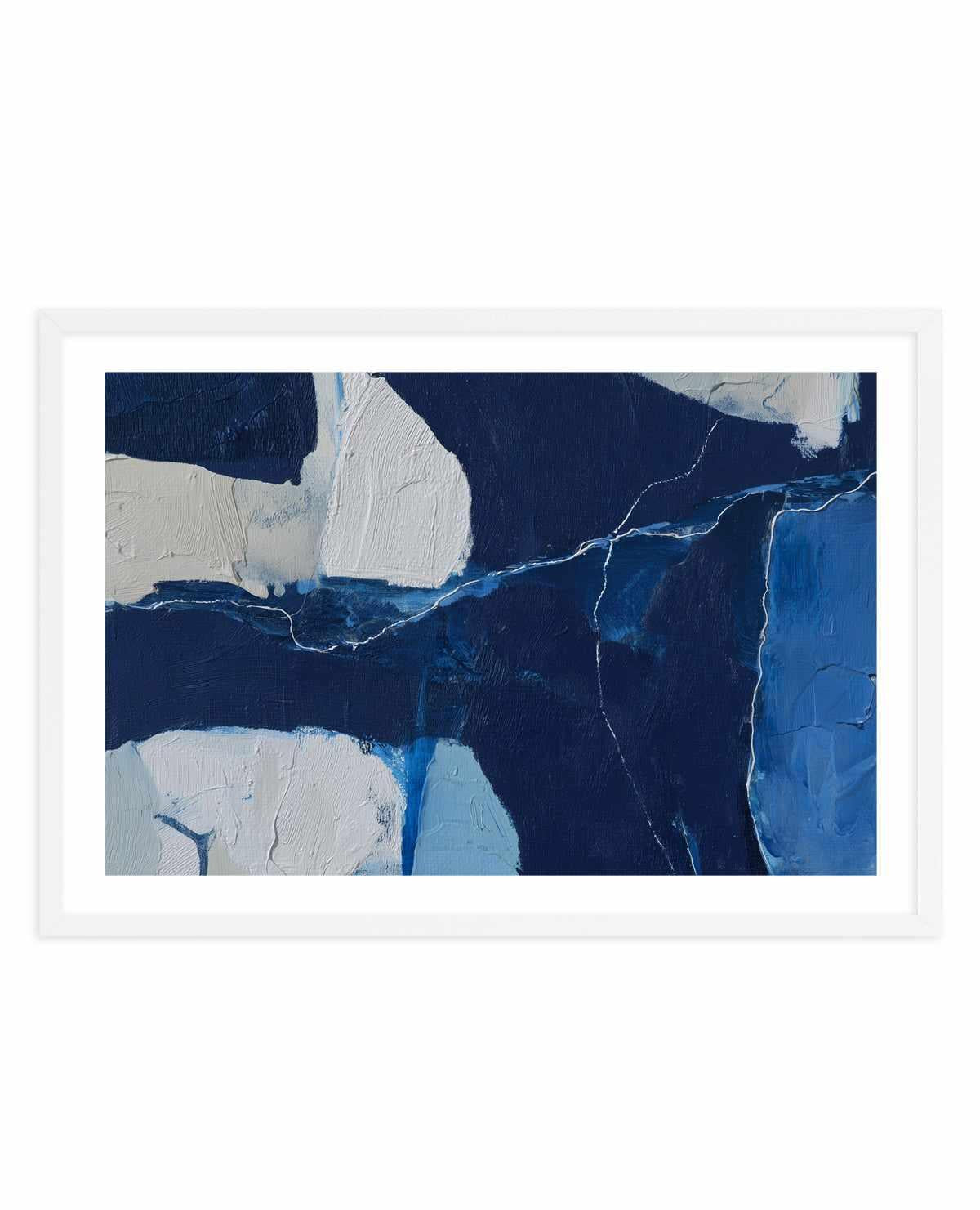 Arctic Navy Study I | Art Print from Olive et Oriel where you can shop wallpaper and artworks online