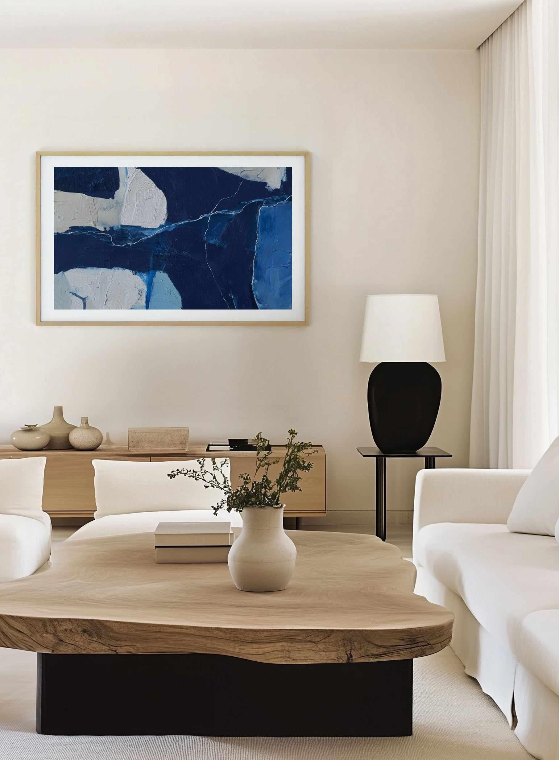 Arctic Navy Study I | Art Print from Olive et Oriel where you can shop wallpaper and artworks online