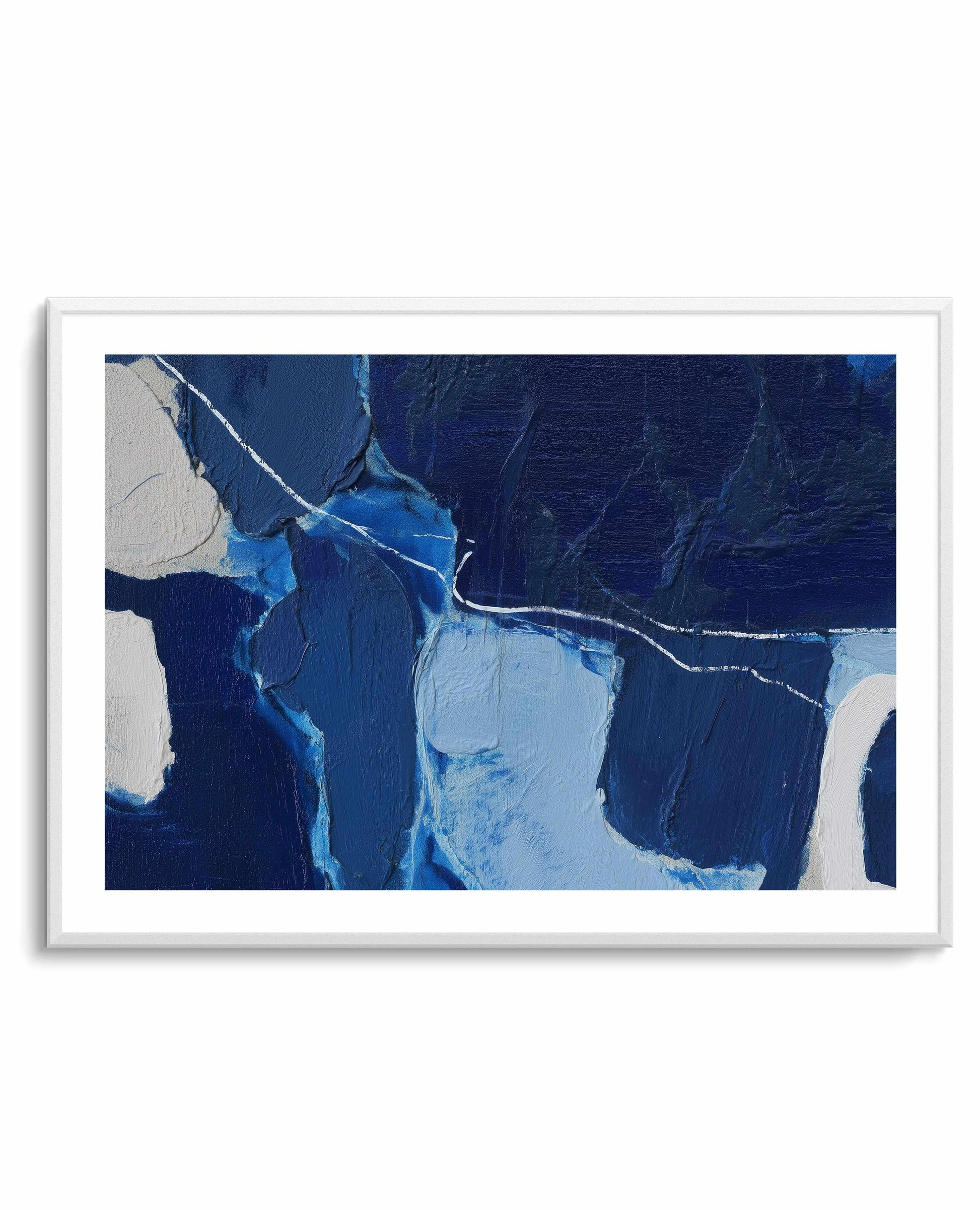 Arctic Navy Study II | Art Print from Olive et Oriel where you can shop wallpaper and artworks online
