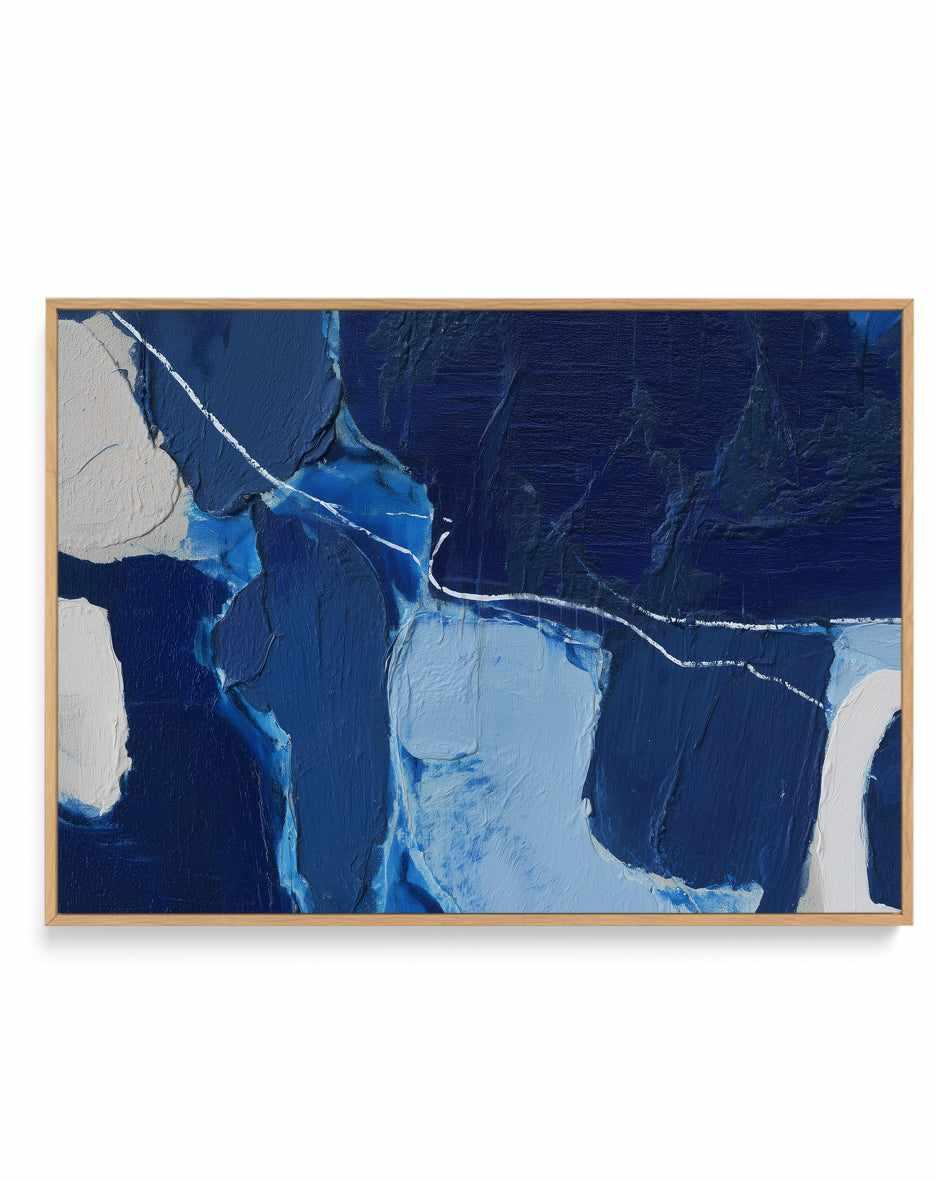 Arctic Navy Study II | Framed Canvas Art Print from Olive et Oriel where you can shop wallpaper and artworks online
