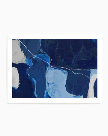 Arctic Navy Study II | Art Print from Olive et Oriel where you can shop wallpaper and artworks online