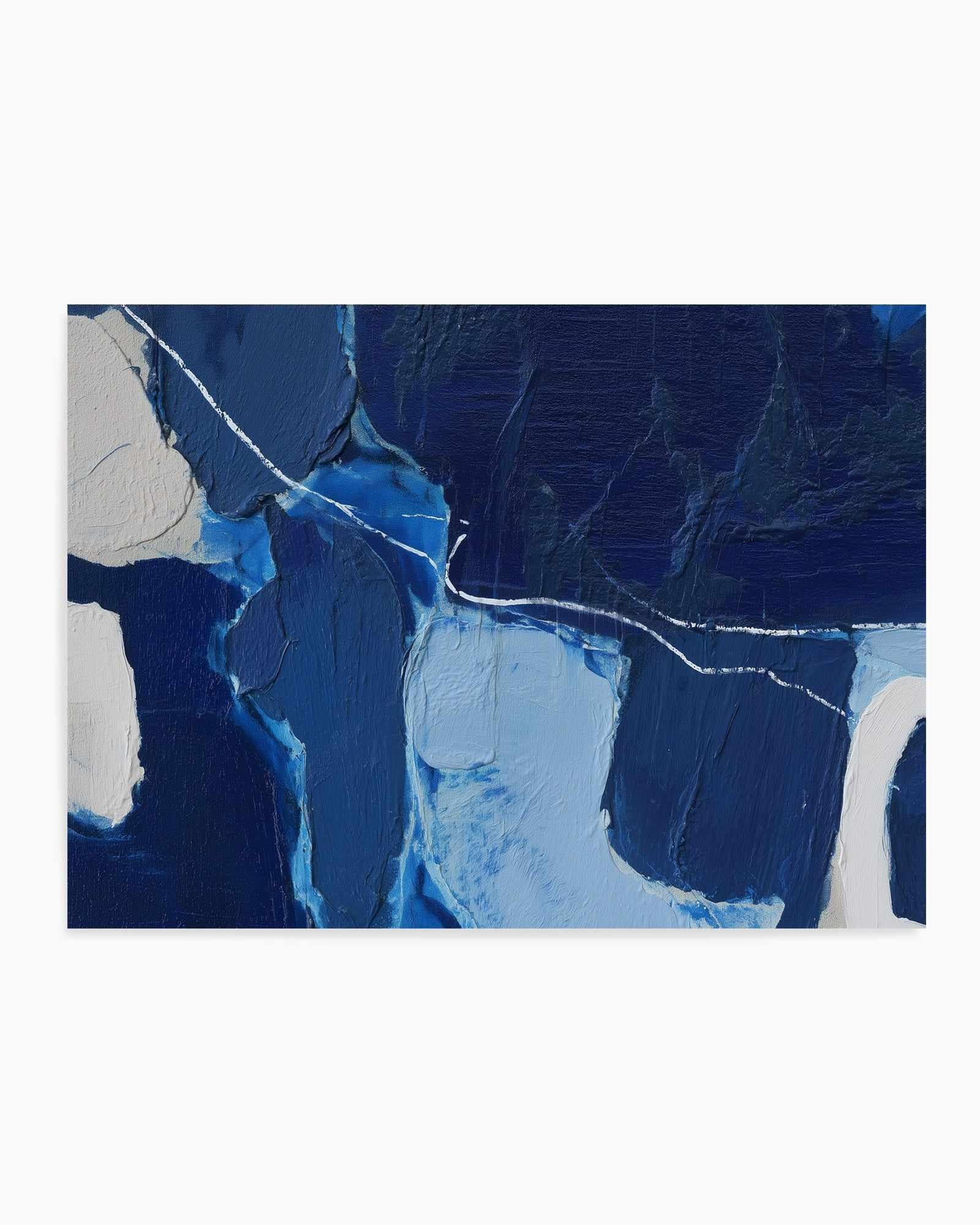 Arctic Navy Study II | Art Print from Olive et Oriel where you can shop wallpaper and artworks online