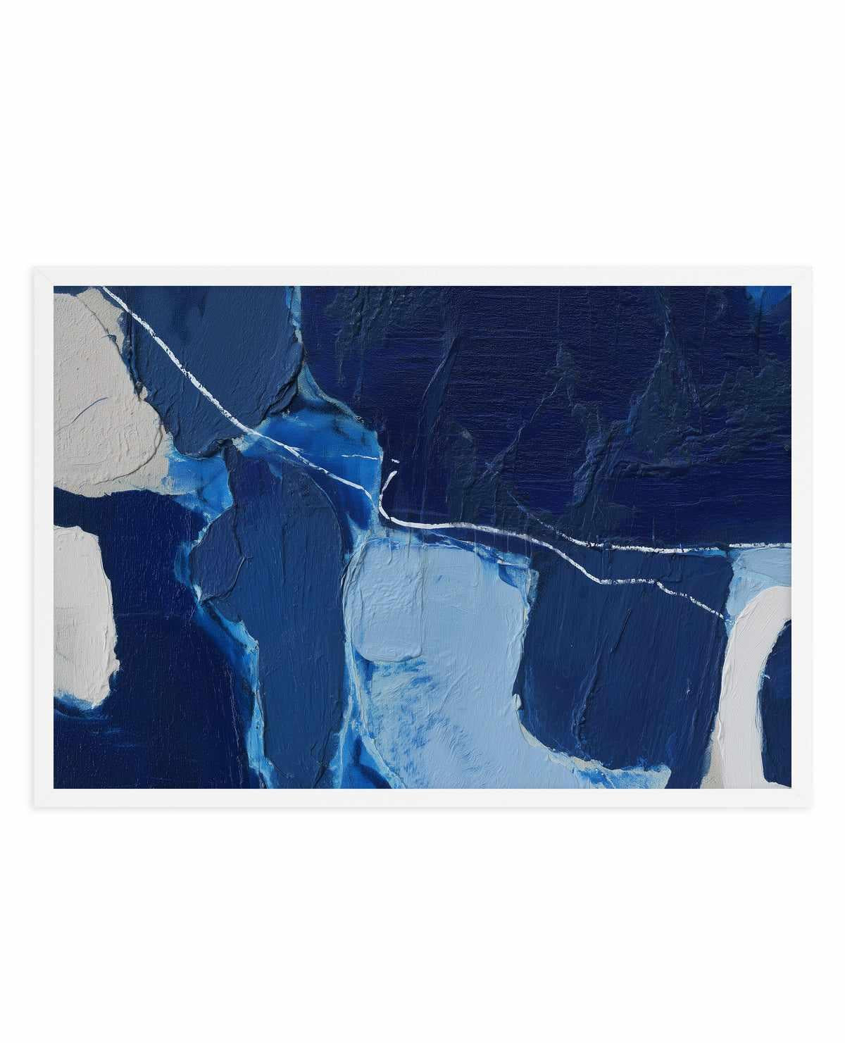 Arctic Navy Study II | Art Print from Olive et Oriel where you can shop wallpaper and artworks online