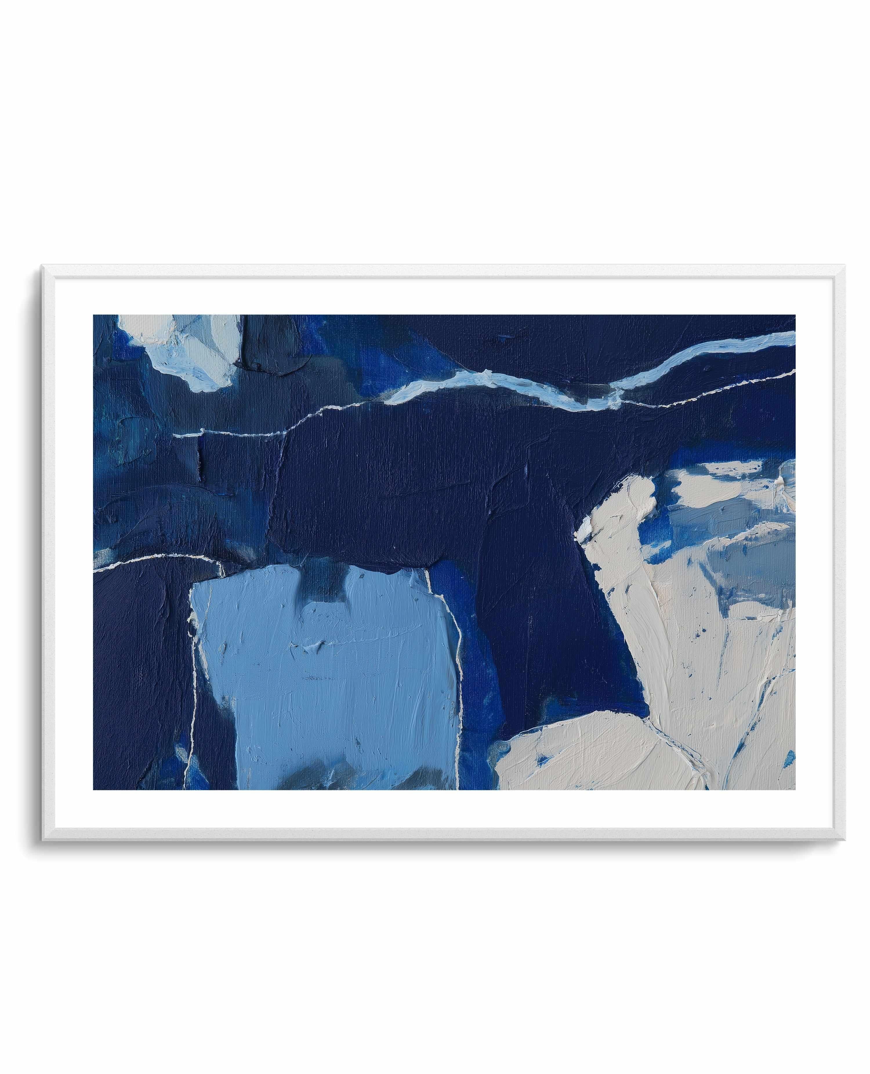 Arctic Navy Study III | Art Print from Olive et Oriel where you can shop wallpaper and artworks online